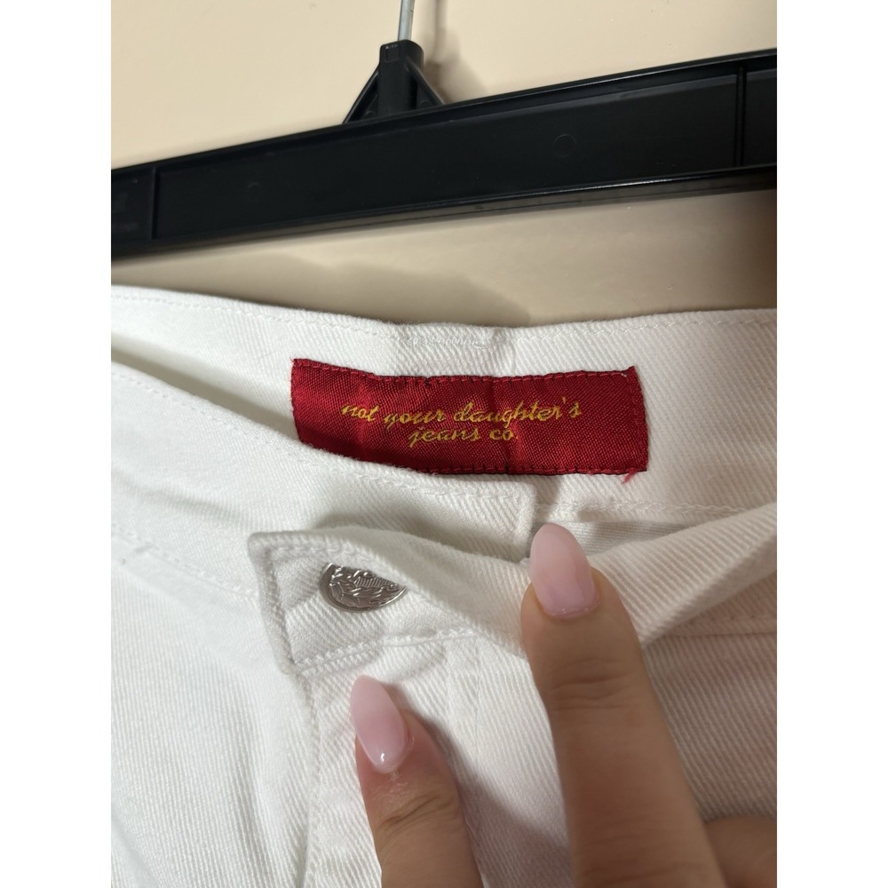 Women's NYDJ White Bootcut Pants Summer Sz 10 - Picture 3 of 4
